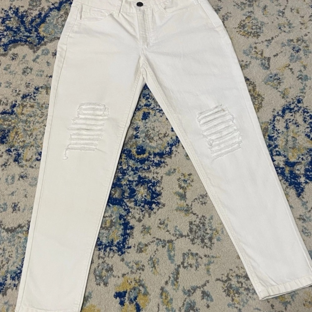 JW Signature Women's White Jeans Size Small 28 S EUC Size 6